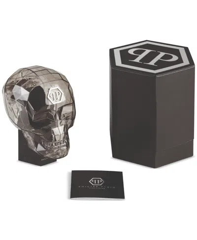 Philipp Plein Men's Automatic The $keleton Black Silicone Strap Watch 44mm In Black