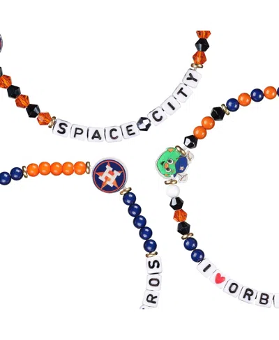 Foco Houston Astros Friendship Bracelet, Set Of 3 In No Color