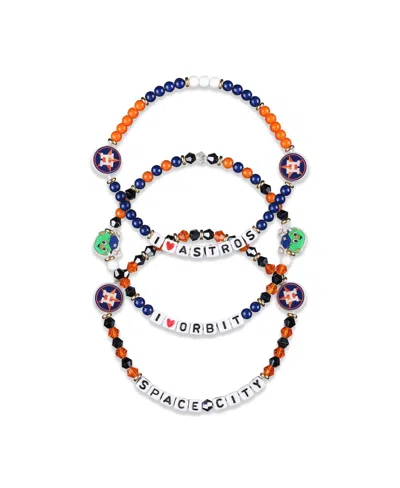 Foco Houston Astros Friendship Bracelet, Set Of 3 In No Color