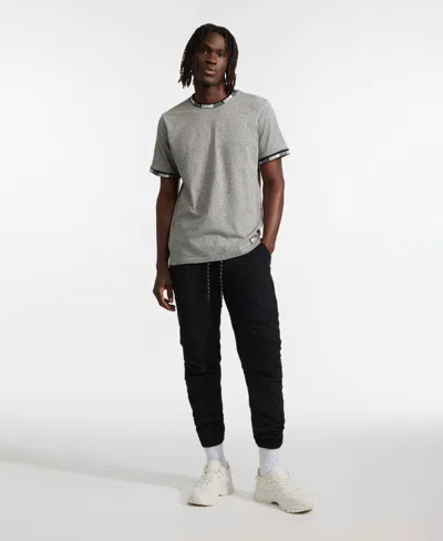 Ecko Unltd Database Short Sleeve Knit Tee In Marled Gray