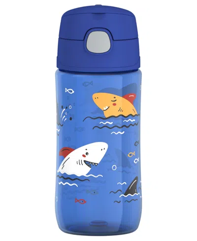 Thermos Funtainer 16 Oz. Hydration Bottle With Spout Lid In Sharks