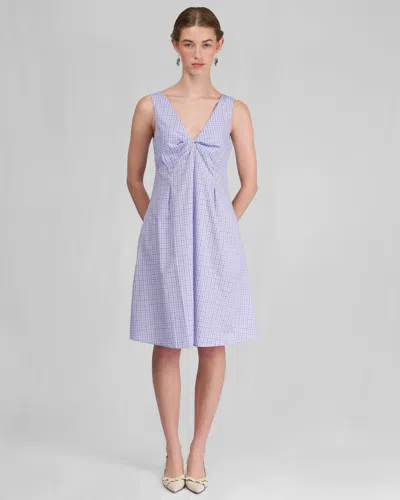 My Mum Made It Mona Midi Dress In Sky Blue Check