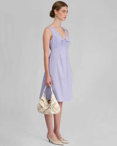 My Mum Made It Mona Midi Dress In Sky Blue Check