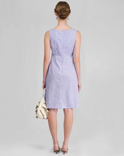 My Mum Made It Mona Midi Dress In Sky Blue Check