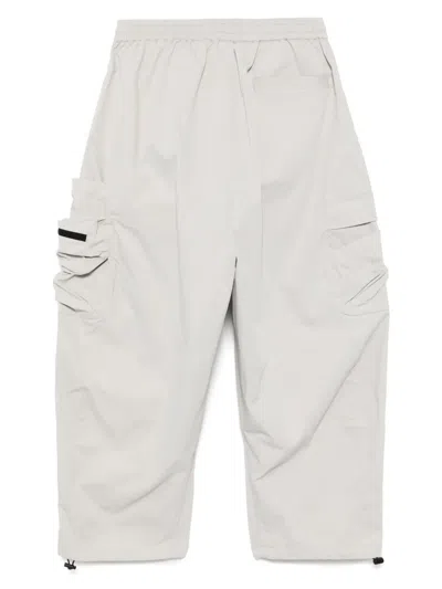 Musium Div. Drawstring Cargo Trousers In Grey