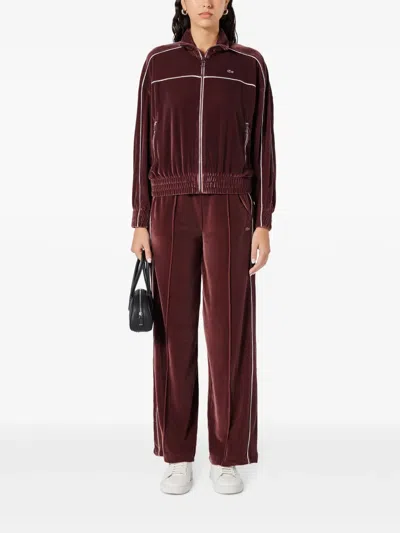 丝绒拉链套头衫