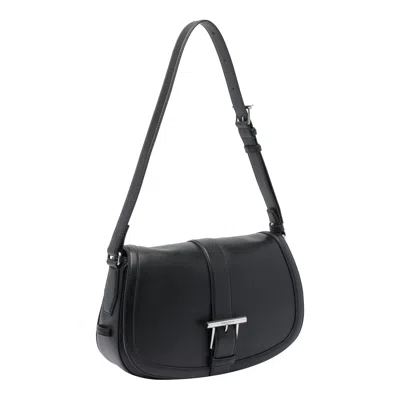 Alexander Mcqueen Women's Leather Large Satchel Crossbody Bag In Black