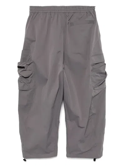 Musium Div. Drawstring Cargo Trousers In Grey