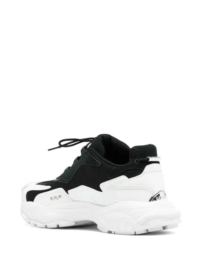 Versace Panelled Sneakers In White