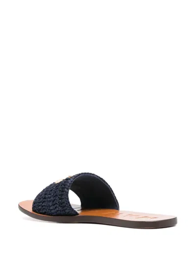 Manebi Slide Sandal In Blue