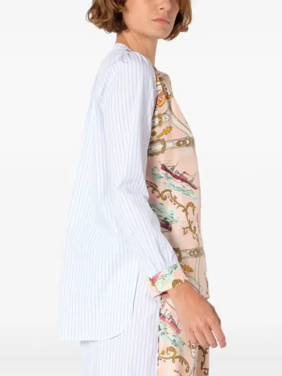 La Prestic Ouiston Mix-print Shirt In Pink