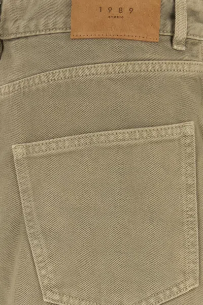 1989 Studio Army Green Denim Chicago Jeans