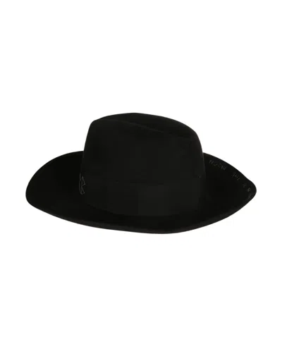 Ruslan Baginskiy Embellished Fedora Hat In Black