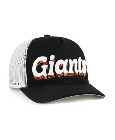 47 Brand Women's Black San Francisco Giants Biloxi Hitch Adjustable Hat In Black