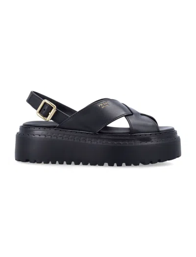 Prada Sandals In Black