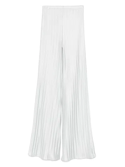 Tom Ford Knitted Palazzo Pants In Grey