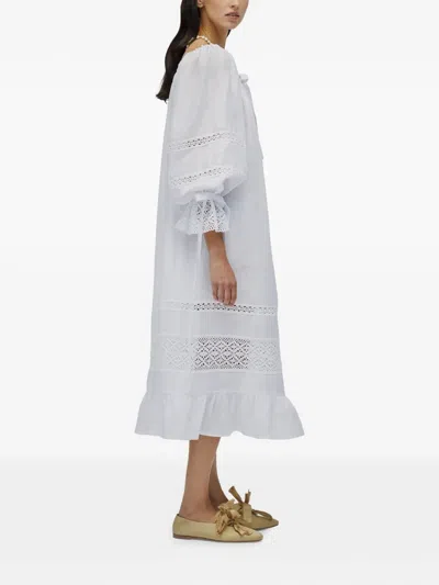 Sleeper Romantica Dress In White