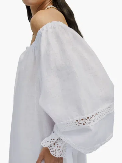 Sleeper Romantica Dress In White