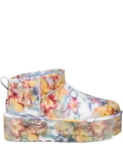 Ugg X Collina Strada Ultra Mini Ankle Boots In Multi