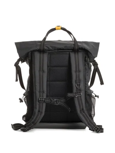 Parajumpers Nylon Roll-up Backpack For In Black