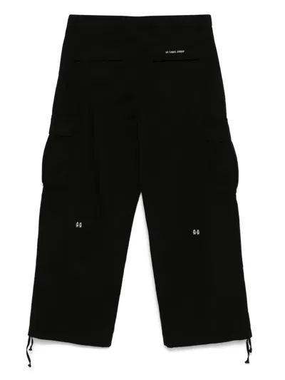 44 Label Group Lizard Cargo Pants In Black