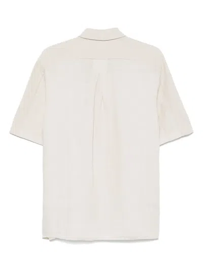 Transit Panelled Shirt In Neutrals