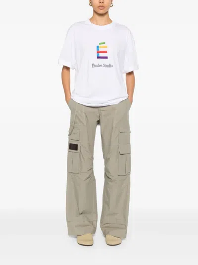 Etudes Studio Rainbow E T-shirt In White