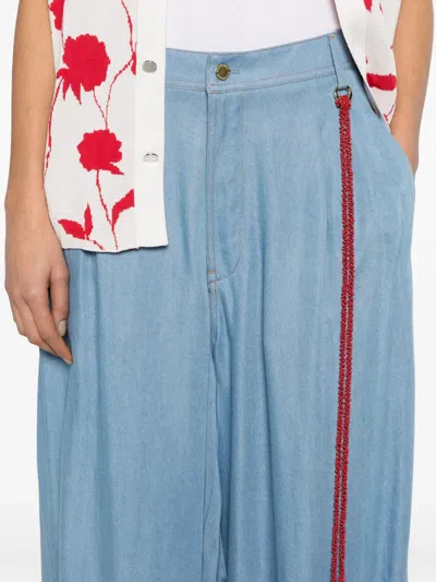 Darkpark Phebe Trousers In Blue