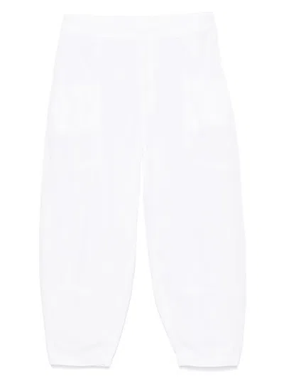 Transit Cotton Cargo Pants In White