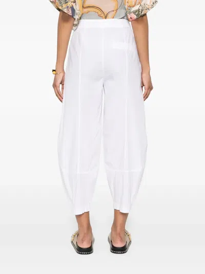 Transit Cotton Cargo Pants In White