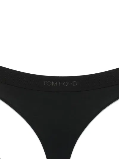 Tom Ford "signature" Thong In Black