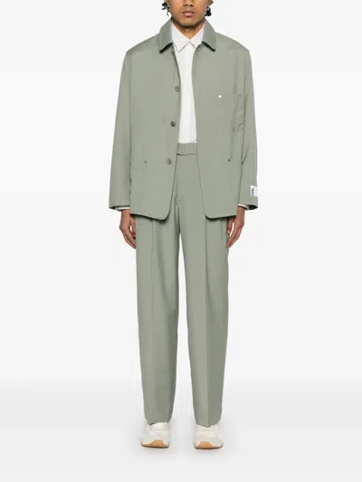 Etudes Studio Logo-tag Jacket In Green