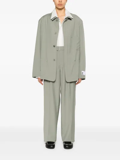 Etudes Studio Logo-tag Jacket In Green