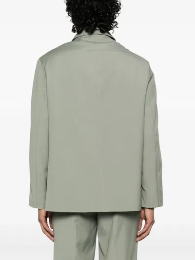 Etudes Studio Logo-tag Jacket In Green