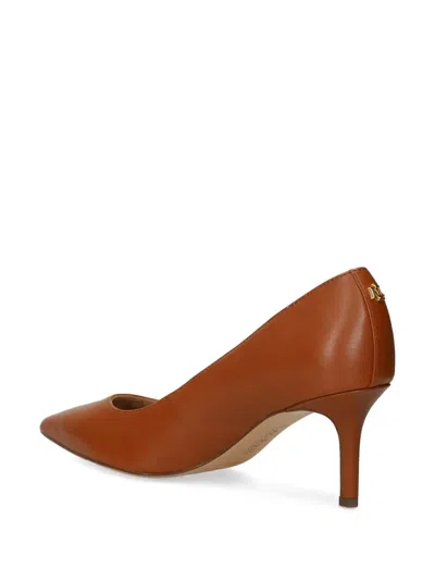 Ralph Lauren 50mm Adrienne Pumps In Brown