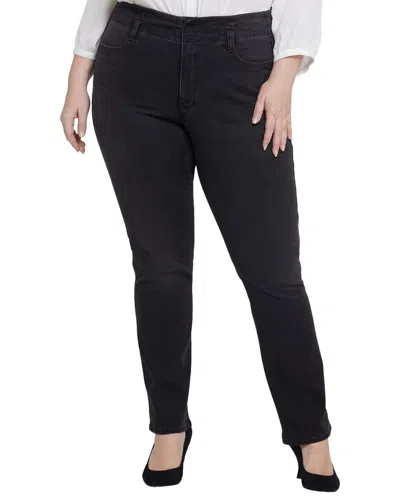 Nydj Plus Marilyn Cordoba Cliff High-rise Straight Leg Jean In Multi