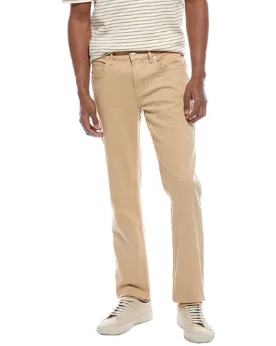 7 For All Mankind Slimmy Desert Slim Straight Jean In Brown