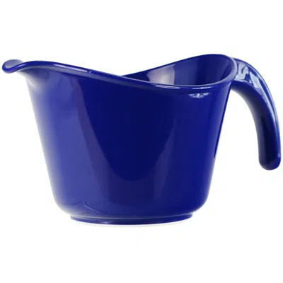 Reston Lloyd Melamine Batter Bowl With Pour Spout And Detachable Handle - Indigo
