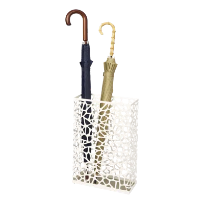 Yamazaki Home Umbrella Stand - Two Styles, Steel, Rectangle, Holds Up To 10 Umbrellas, No Assembly