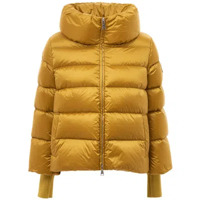 Add Duvet Removable Cuffs In Knit  In Gold