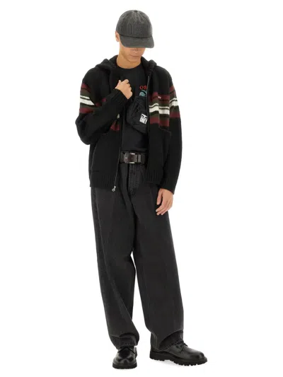 Obey Jeans Baggy Fit In Black