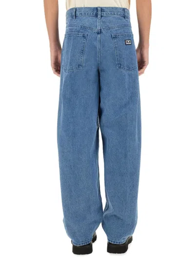 Obey Bigwig Baggy Jeans In Blue