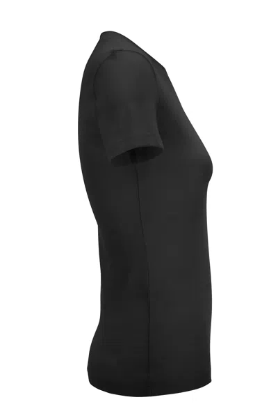 Versace Jeans Couture "v-emblem" Logo T-shirt In Black