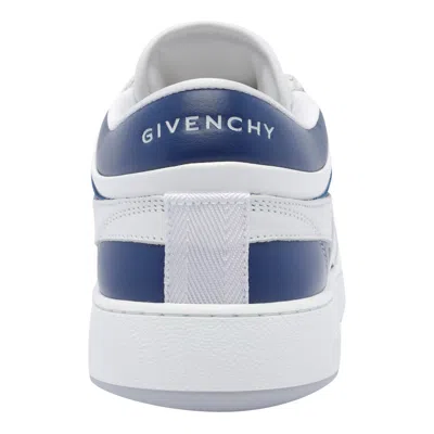 Givenchy Saint Laurent Black Leather Tribute 85 Mules In Blue