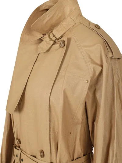Isabel Marant Women's Freanne Camel Trench Coat In Beige