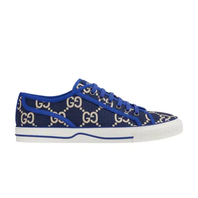 Pre-owned Gucci Tennis 1977 Low 'gg Monogram - Blue'