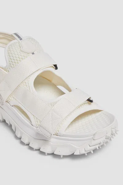 Moncler Trailgrip Vela Sandals In White