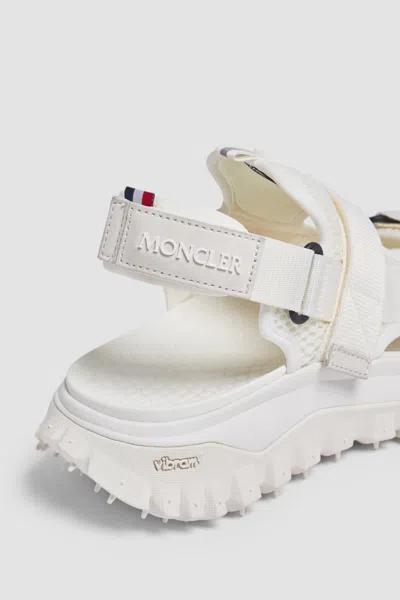 Moncler Trailgrip Vela Sandals In White