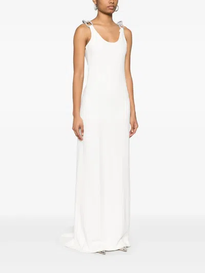 Stella Mccartney Chain-strap Gown In White