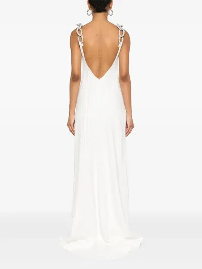 Stella Mccartney Chain-strap Gown In White